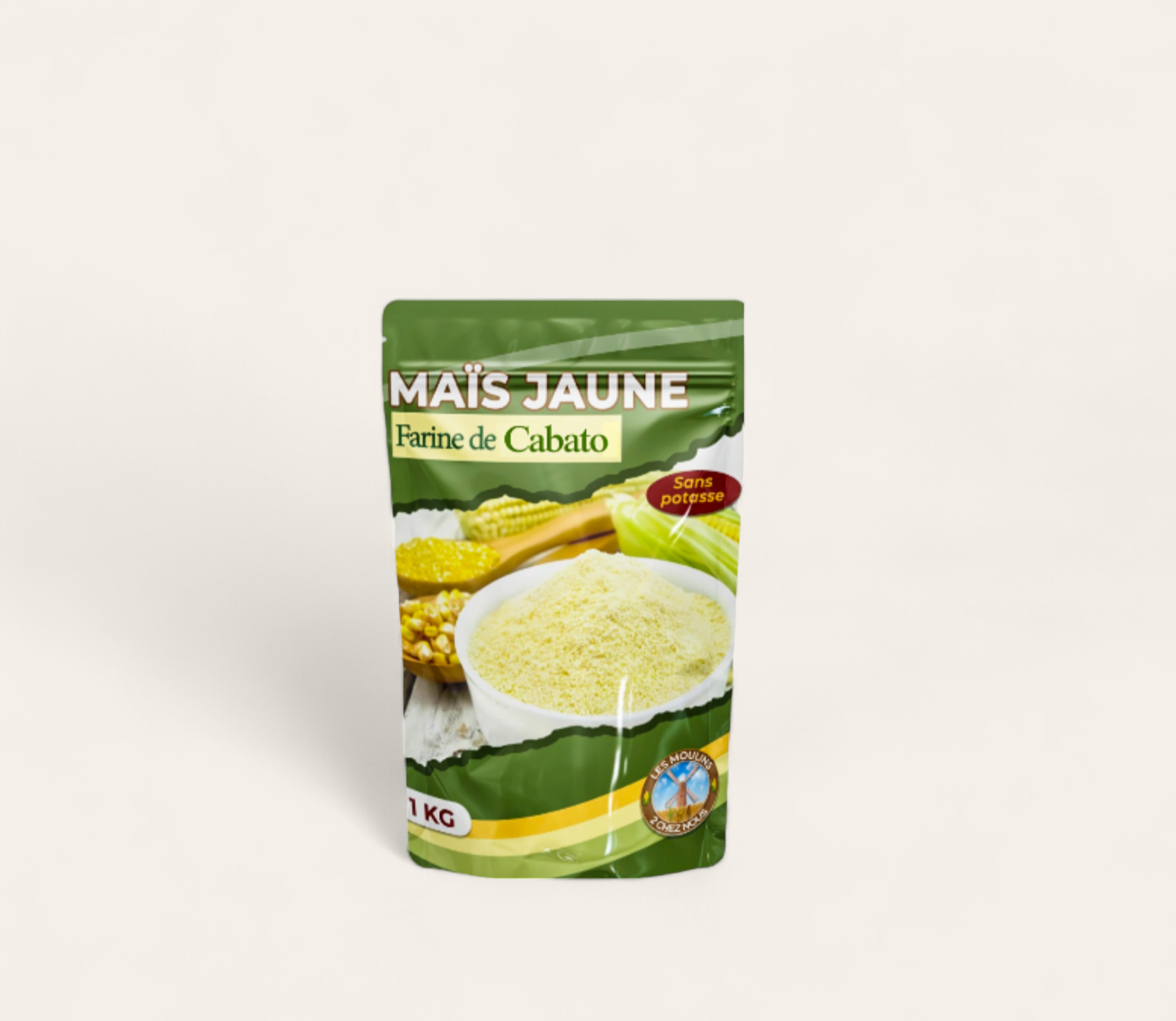 Farine de maïs, sans potasse